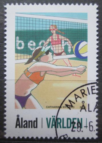 Poštová známka Alandy 2011 Plážový volejbal Mi# 349