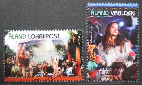 Poštové známky Alandy 2013 Hudební festivaly Mi# 379-80