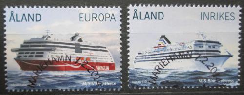 Poštové známky Alandy 2014 Výletní lode Mi# 387-88