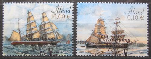 Poštové známky Alandy 2016 Plachetnice Mi# 418-19 Kat 23€