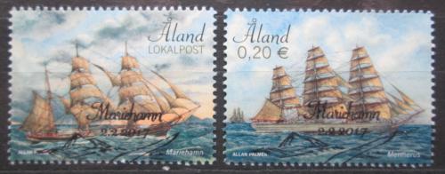 Poštové známky Alandy 2017 Plachetnice Mi# 434-35