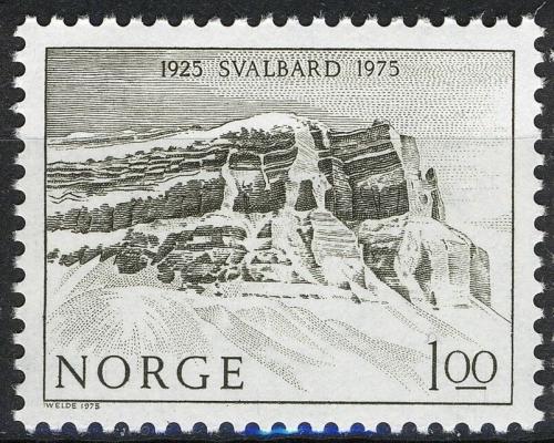 Poštová známka Nórsko 1975 Hora Templet Mi# 709