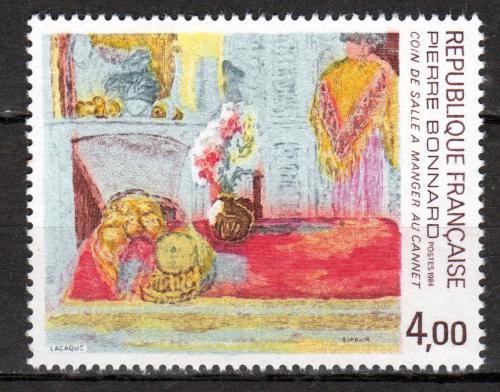 Poštová známka Francúzsko 1984 Umenie, Pierre Bonnard Mi# 2438