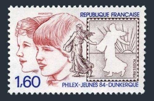 Poštová známka Francúzsko 1984 Výstava mládeže, Dünkirchen Mi# 2440