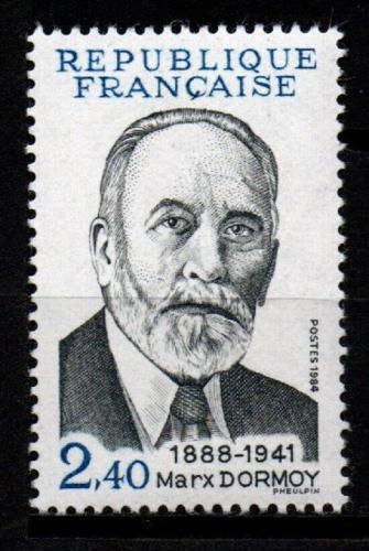 Poštová známka Francúzsko 1984 Marx Dormoy, politik Mi# 2462