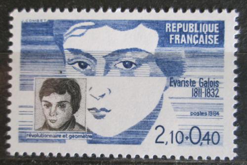 Poštová známka Francúzsko 1984 Évariste Galois, matematik Mi# 2472