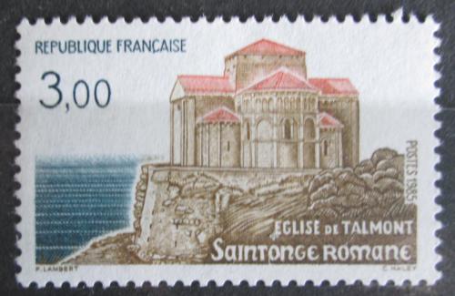 Poštová známka Francúzsko 1985 Kostel v Talmont Mi# 2505