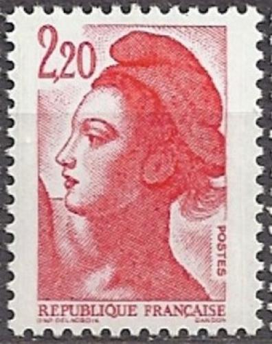 Poštová známka Francúzsko 1985 Alegorie svobody, Delacroix Mi# 2510 A