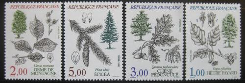 Poštové známky Francúzsko 1985 Stromy Mi# 2514-17