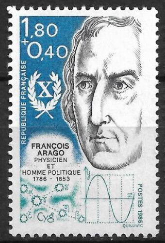 Poštová známka Francúzsko 1986 Dominique François Arago, astronom Mi# 2532