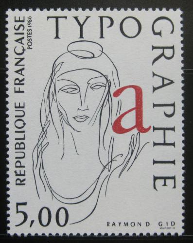Poštová známka Francúzsko 1986 Kresba, Raymond Gid Mi# 2537