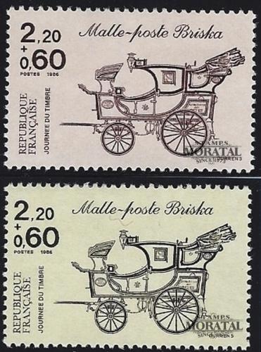 Poštové známky Francúzsko 1986 Poštový dostavník Mi# 2542
