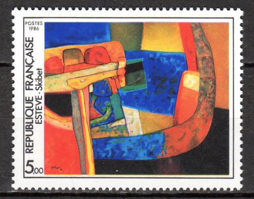 Poštová známka Francúzsko 1986 Umenie, Maurice Estève Mi# 2544 Kat 4.20€