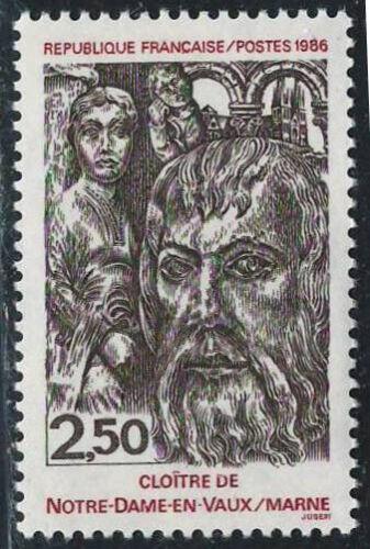 Poštová známka Francúzsko 1986 Socha z Notre-Dame-en-Vaux Mi# 2551