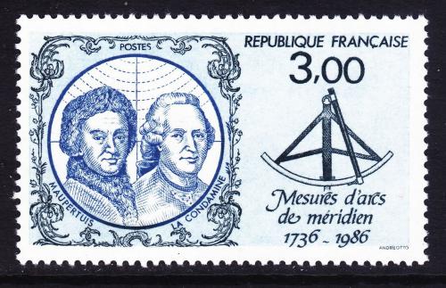 Poštová známka Francúzsko 1986 Expedice do Laponska Mi# 2561