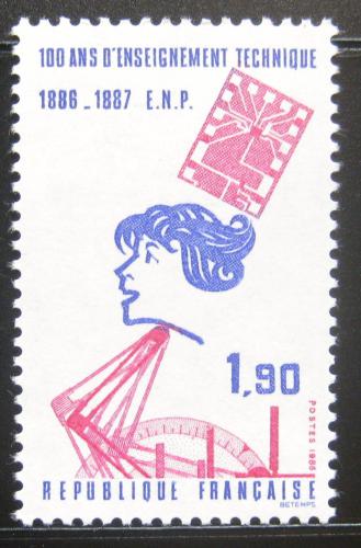 Poštová známka Francúzsko 1986 Technické vzdìlání Mi# 2577