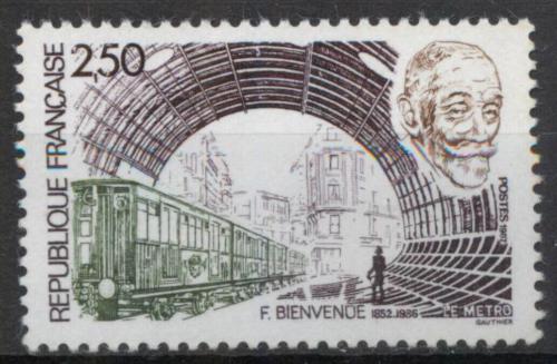 Poštová známka Francúzsko 1987 Paøížské metro Mi# 2586