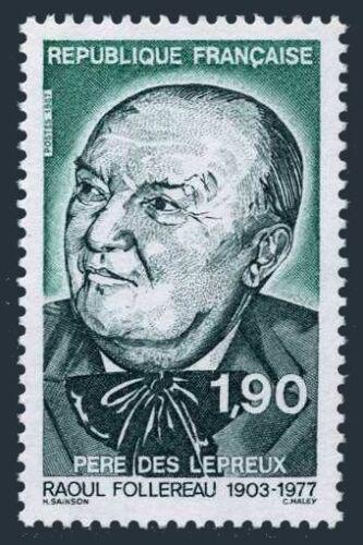 Poštová známka Francúzsko 1987 Raoul Follereau, spisovatel Mi# 2587