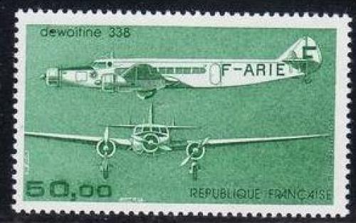 Poštovní známka Francie 1987 Letadlo Dewoitine 338 Mi# 2601 Kat 16€ 