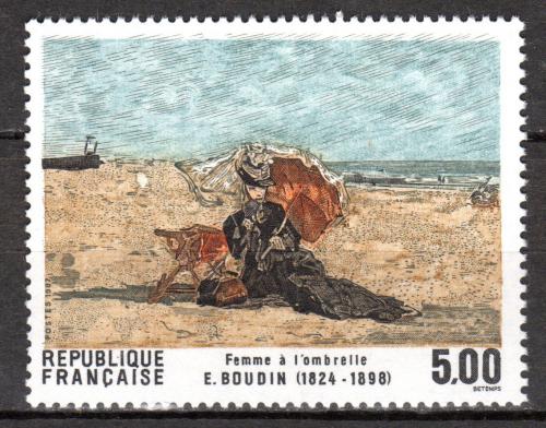 Poštová známka Francúzsko 1987 Umenie, Eugène Boudin Mi# 2608