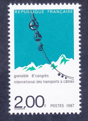 Poštová známka Francúzsko 1987 Horský masív Mi# 2613
