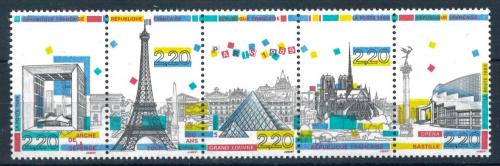 Poštové známky Francúzsko 1989 Paøíž Mi# 2710-14