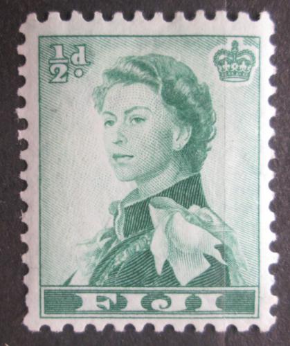 Poštová známka Fidži 1961 Krá¾ovna Alžbeta II. Mi# 141