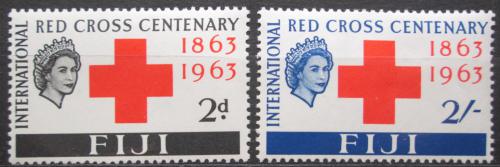Poštové známky Fidži 1963 Èervený kríž Mi# 175-76 Kat 9€