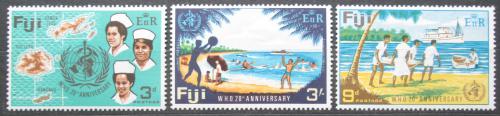 Poštové známky Fidži 1968 WHO, 20. výroèie Mi# 229-31
