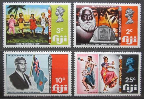 Poštové známky Fidži 1970 Den nezávislosti Mi# 269-72