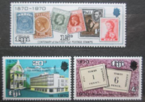 Poštové známky Fidži 1970 První známky, 100. výroèie Mi# 273-75