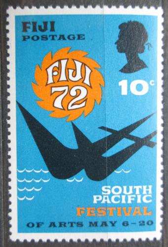 Poštová známka Fidži 1972 Festival umenie Mi# 298