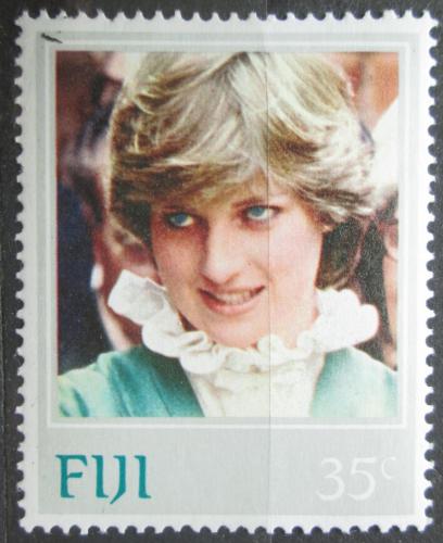 Poštová známka Fidži 1982 Princezna Diana Mi# 465