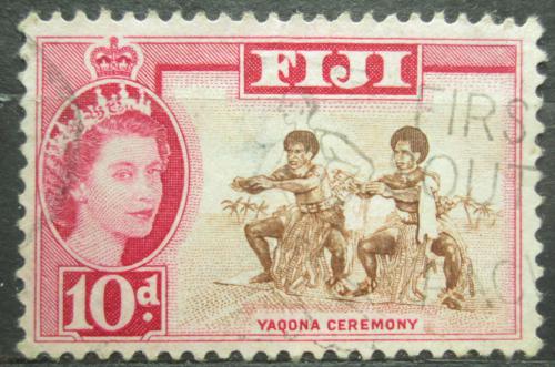 Poštová známka Fidži 1963 Ceremonie Yaqona Mi# 148