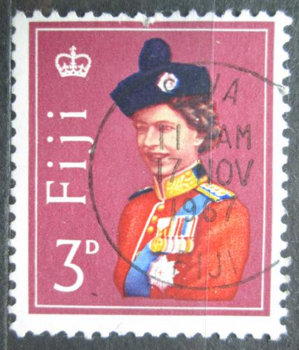 Poštová známka Fidži 1962 Krá¾ovna Alžbeta II. Mi# 156
