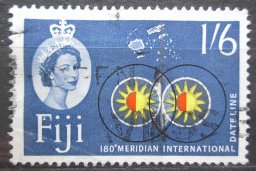 Poštová známka Fidži 1962 Èasová linie Mi# 161