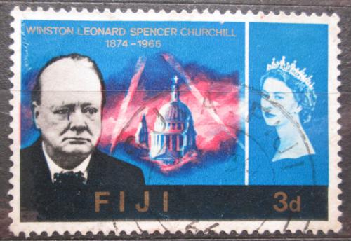 Poštová známka Fidži 1966 Winston Churchill Mi# 187