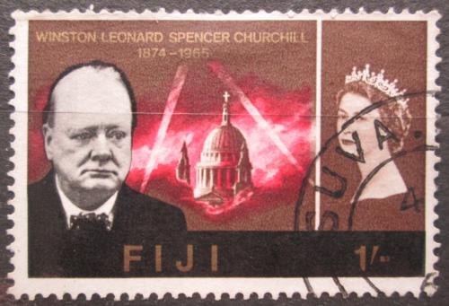 Poštová známka Fidži 1966 Winston Churchill Mi# 189