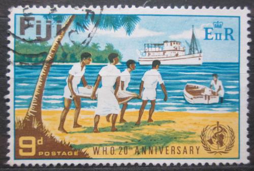 Poštová známka Fidži 1968 Transport nemocného Mi# 230