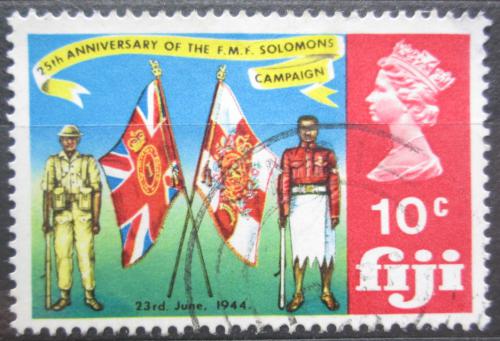 Poštová známka Fidži 1969 Vojáci Mi# 250
