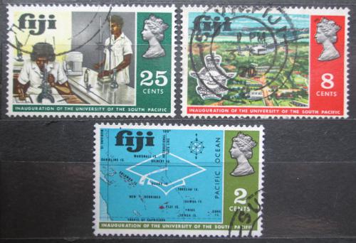 Poštové známky Fidži 1969 Jihopacifická univerzita Mi# 255-57