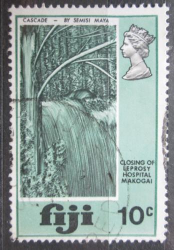 Poštová známka Fidži 1970 Vodopády Mi# 263