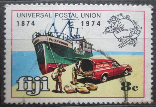 Poštová známka Fidži 1974 Nakládání lode Mi# 321