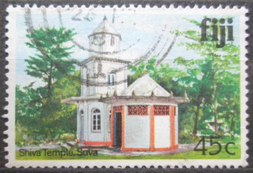 Poštová známka Fidži 1980 Chrám Shiva, Suva Mi# 411 I