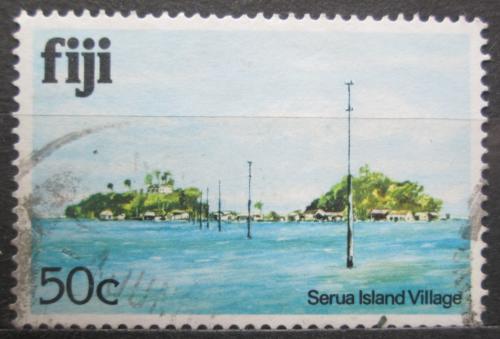 Poštová známka Fidži 1980 Ostrovní vesnice Serua Mi# 412 I
