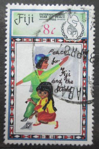 Poštová známka Fidži 1986 Medzinárodný rok míru Mi# 543