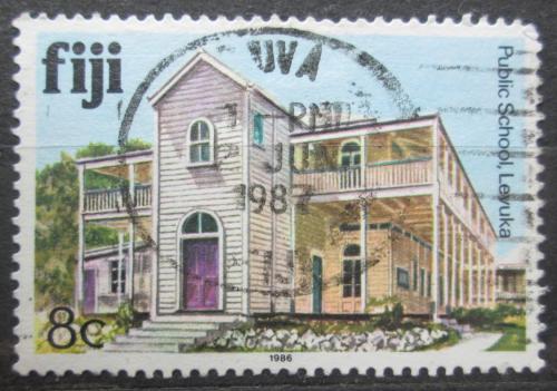 Poštová známka Fidži 1986 Státní škola Levuka Mi# 558 Kat 3€