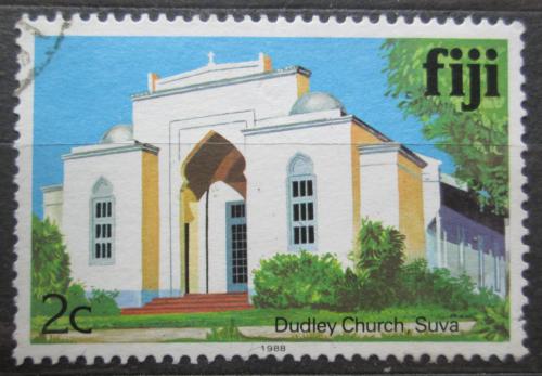 Poštová známka Fidži 1988 Kostel, Suva Mi# 400 IV
