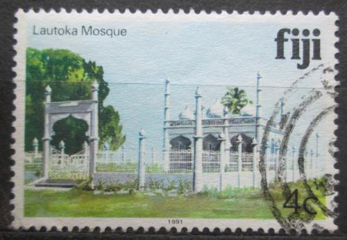 Poštová známka Fidži 1991 Mešita Lautoka Mi# 578 II X