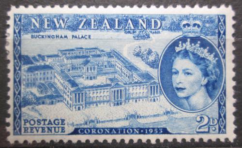 Poštová známka Nový Zéland 1953 Buckinghamský palác Mi# 322